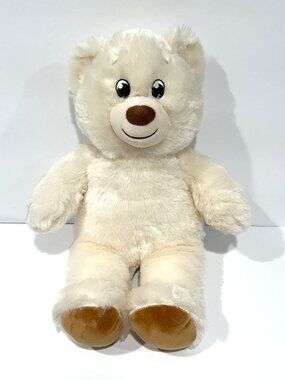 Build-A-Bear Workshop White/Cream Fluffy Bear Plush
